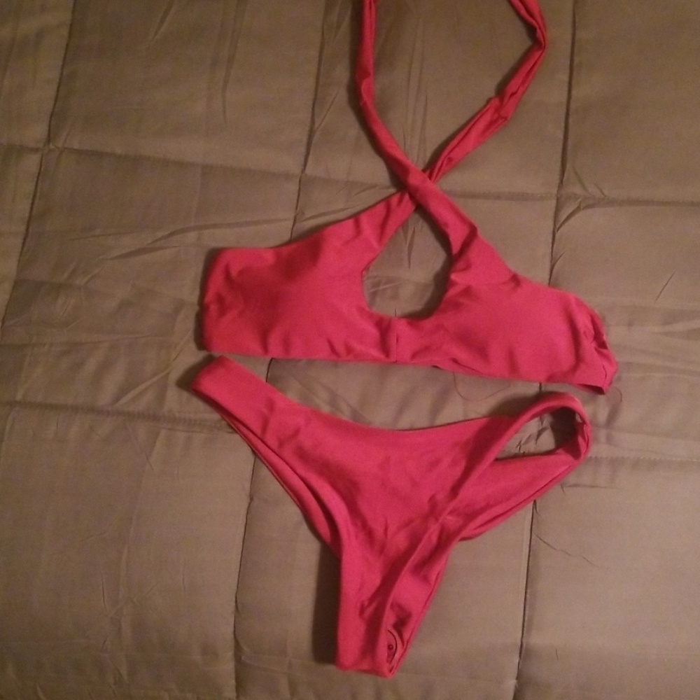 Shein Red Bikini